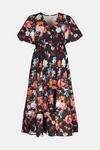 Oasis Tiered Cord Floral Butterfly Midi Dress thumbnail 4
