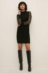 Oasis Sequin Sleeve Knitted Dress thumbnail 1
