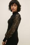 Oasis Sequin Sleeve Knitted Dress thumbnail 2