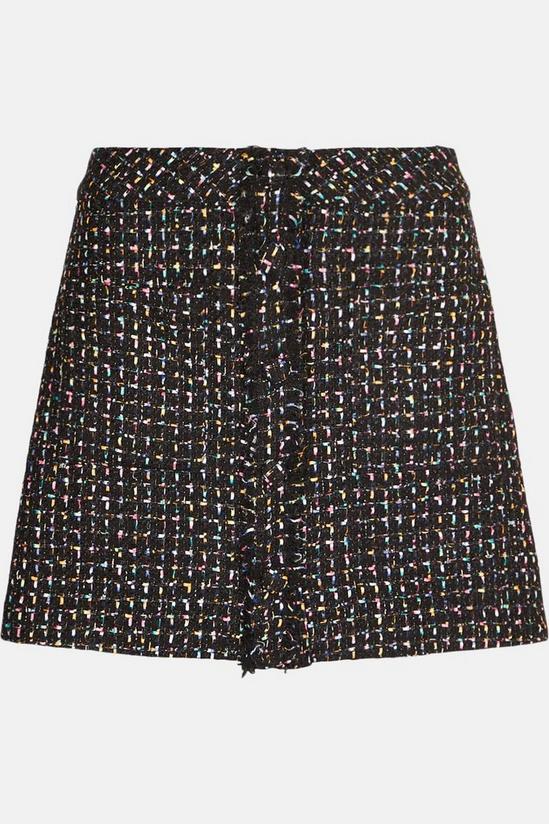 Oasis Premium Multi Colour Tweed Skirt 4