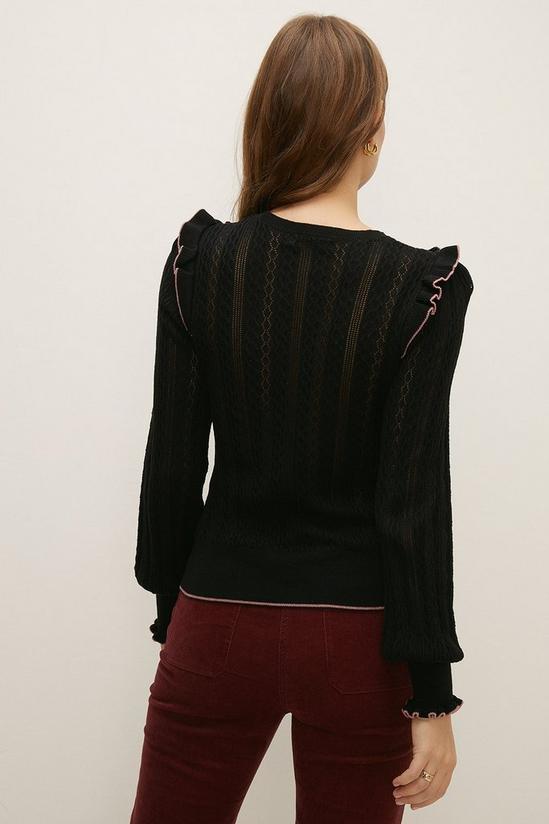 Oasis RHS Embroidered Ruffle Jumper 3