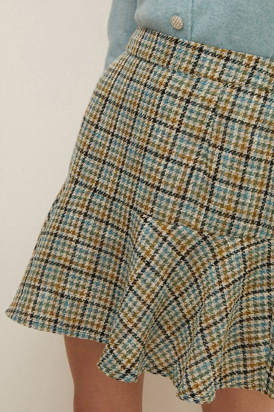 Oasis Flippy Check Tailored Skirt 2