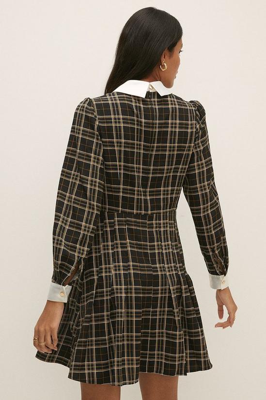 Oasis Check Collared Tailored Dress 3