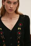 Oasis Embroidered Floral Cardigan thumbnail 2