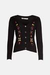 Oasis Embroidered Floral Cardigan thumbnail 4