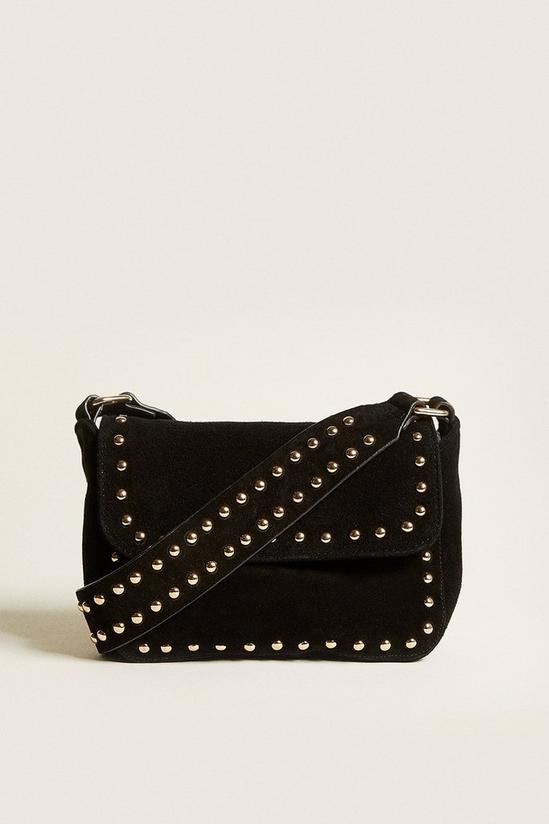 Oasis Suede Studded Cross Body Bag 1