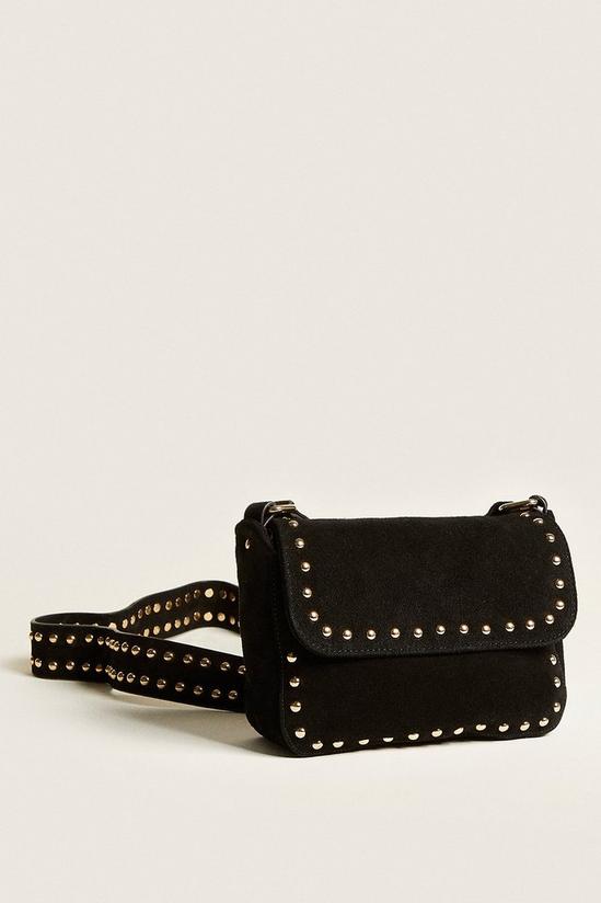 Oasis Suede Studded Cross Body Bag 3