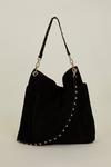 Oasis Suede Studded Slouch Bag thumbnail 1