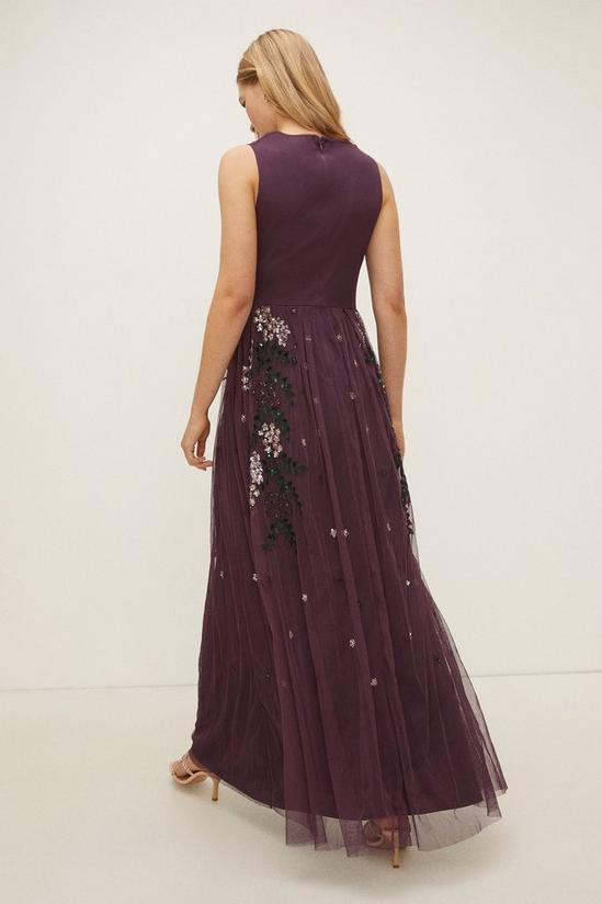 Oasis Premium Sequin Embroidered Maxi Dress 3