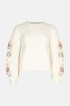 Oasis Cosy Embroidered Sleeve Jumper thumbnail 4