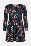 Oasis Petite Slinky Floral Tiered Smock Dress thumbnail 4