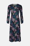 Oasis Slinky Jersey Floral Split Midi Dress thumbnail 4