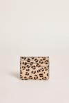 Oasis Leather Leopard Print Card Holder thumbnail 1