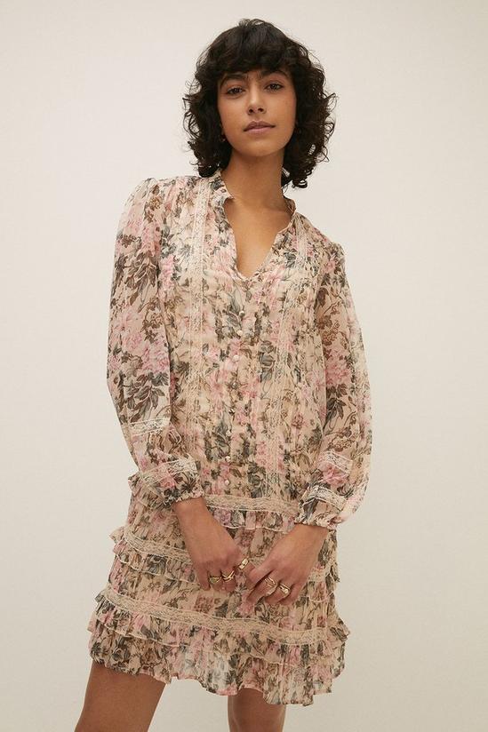Oasis Floral Lace Detail Dress 2