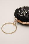 Oasis Embellished Beaded Circle Clutch Bag thumbnail 3