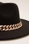 Oasis Chunky Chain Trimmed Fedora thumbnail 2