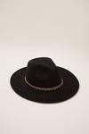 Oasis Double Chain Trimmed Fedora thumbnail 1