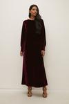 Oasis Rachel Stevens Blouson Velvet Dress thumbnail 2