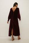 Oasis Rachel Stevens Blouson Velvet Dress thumbnail 3
