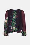 Oasis RHS All Over Pleated Floral Blouse thumbnail 4