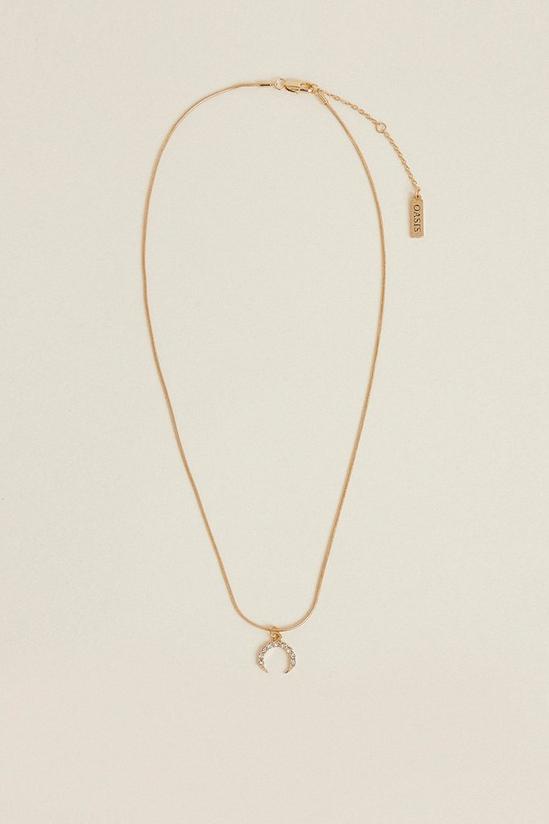 Oasis Crescent Ditsy Necklace 1