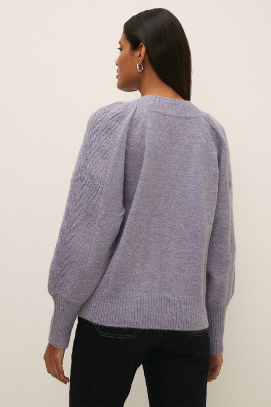 Oasis Cable Sleeve Jumper 3