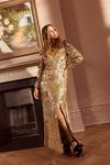Oasis Rachel Stevens Premium Sequin Midi Skirt thumbnail 1