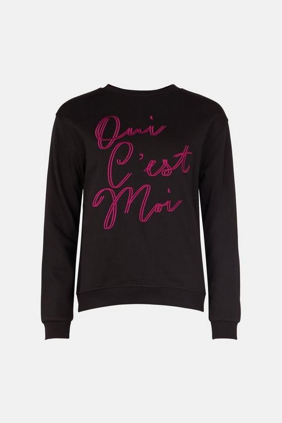 Oasis Oui Cest Moi Embroidered Sweatshirt 4