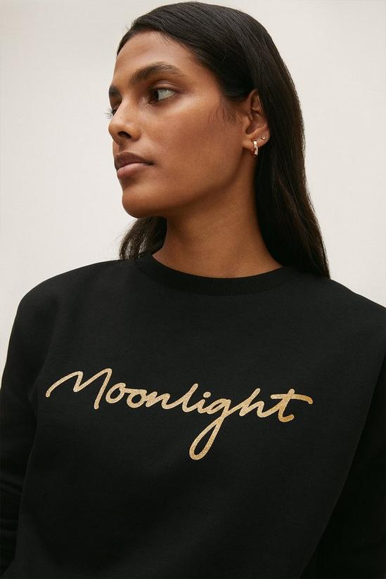 Oasis Moonlight Glitter Sweatshirt 2