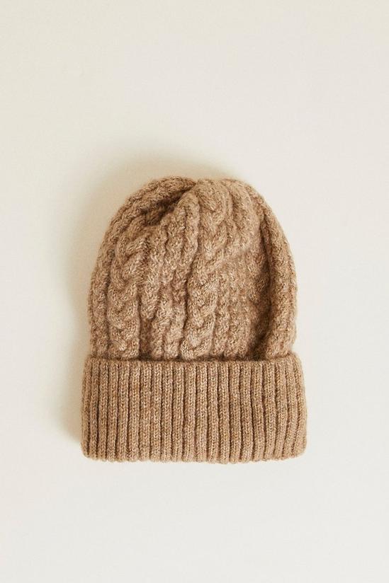 Oasis Mixed Ribbed Beanie 1