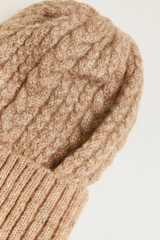 Oasis Mixed Ribbed Beanie 2