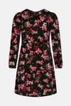 Oasis Floral Print Textured Tiered Dress thumbnail 4