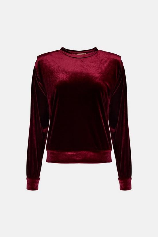 Oasis Velvet Extreme Shoulder Sweatshirt 4