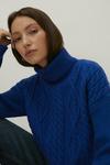 Oasis Cable Roll Neck Jumper thumbnail 1