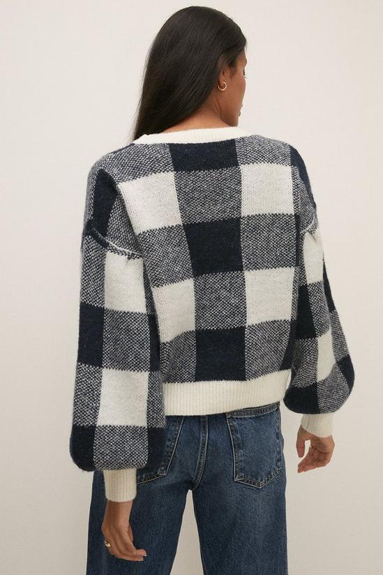 Oasis Cosy Check Jumper 3