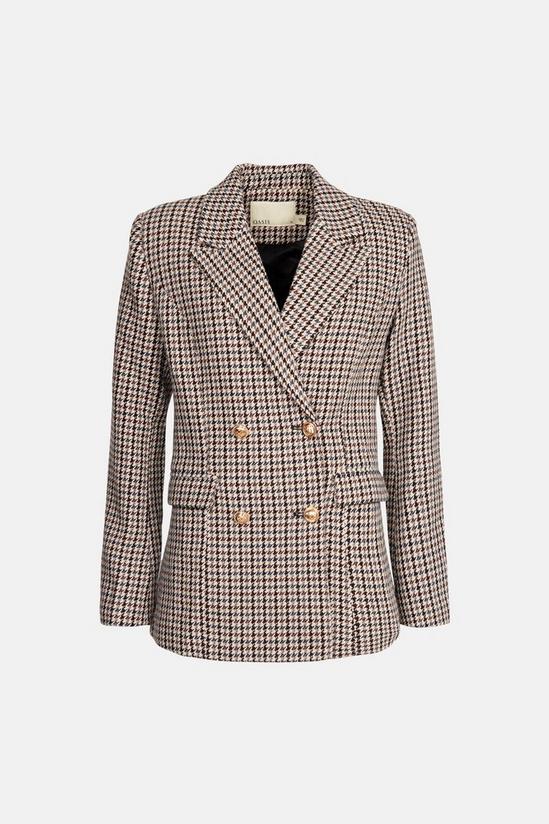 Oasis Check Double Breasted Blazer 4