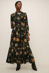 Oasis RHS Magnolia Printed Embroidered Maxi Dress thumbnail 3
