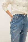 Oasis All Over Embellished Jewelled Jean thumbnail 2