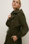 Oasis Ruched Detail Oversized Parka thumbnail 1