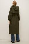 Oasis Ruched Detail Oversized Parka thumbnail 3