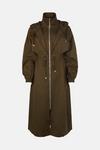 Oasis Ruched Detail Oversized Parka thumbnail 4