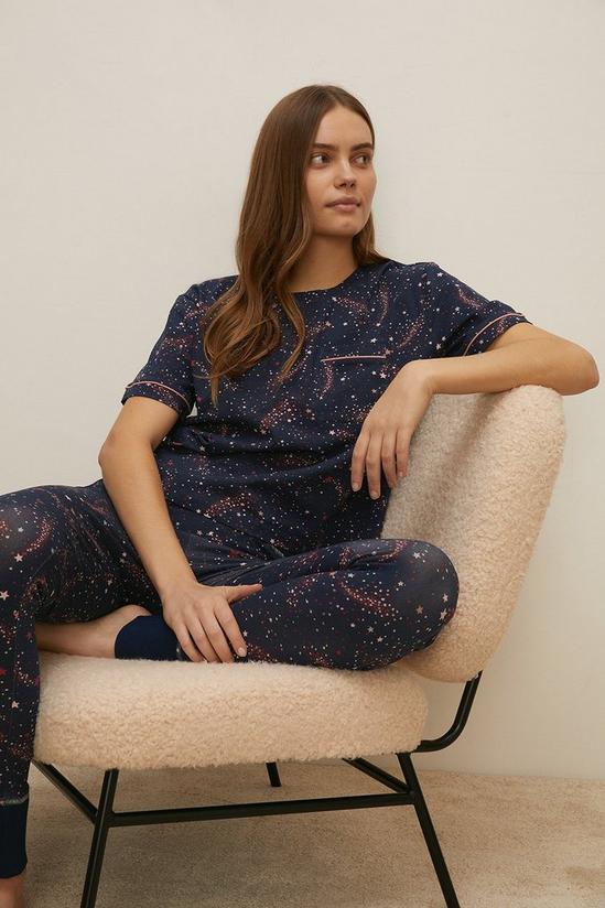 Oasis All Over Star Print Pyjama Set 1