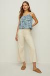 Oasis Printed Strappy Vest Top thumbnail 1