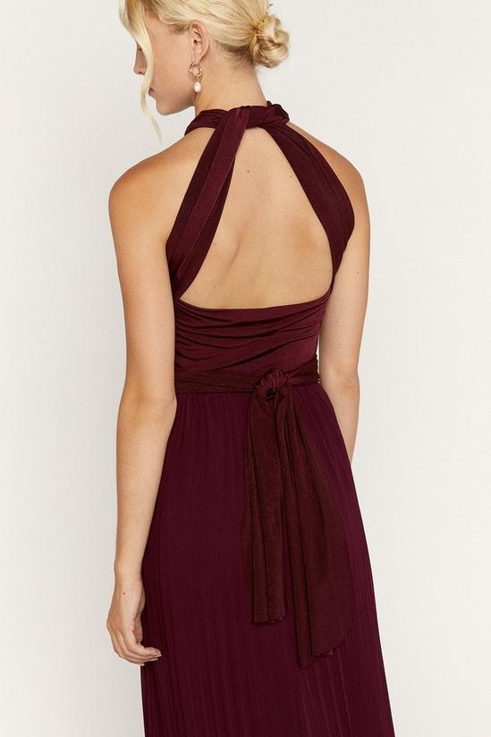Oasis Multiway Pleated Maxi Dress 3