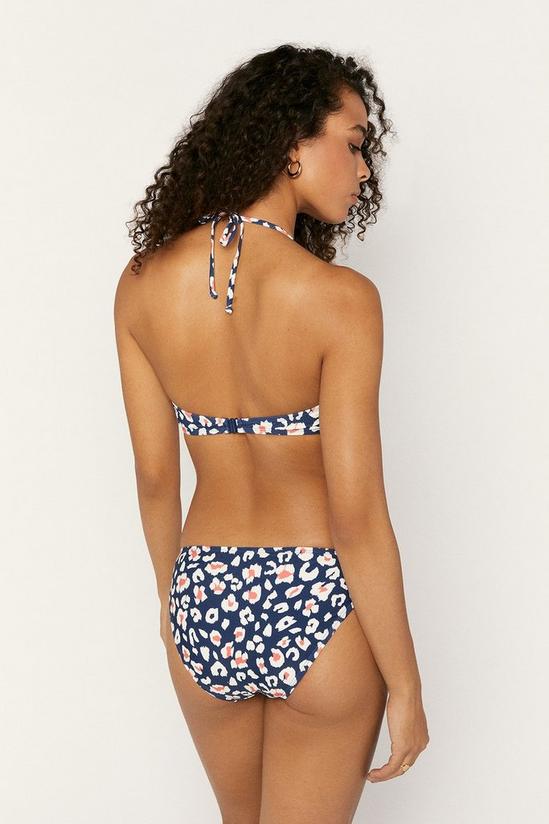 Oasis Nautical Leopard Bandeau Bikini Top 3