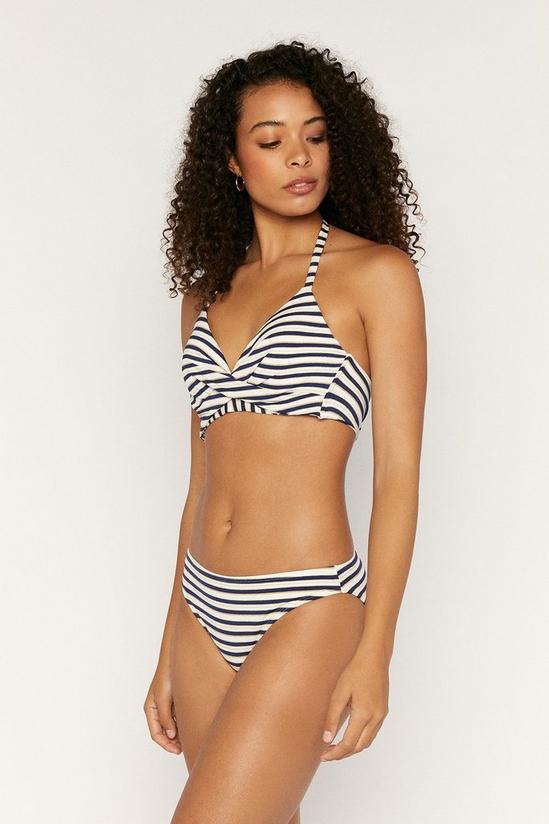 Oasis Stripe Bikini Bottom 1