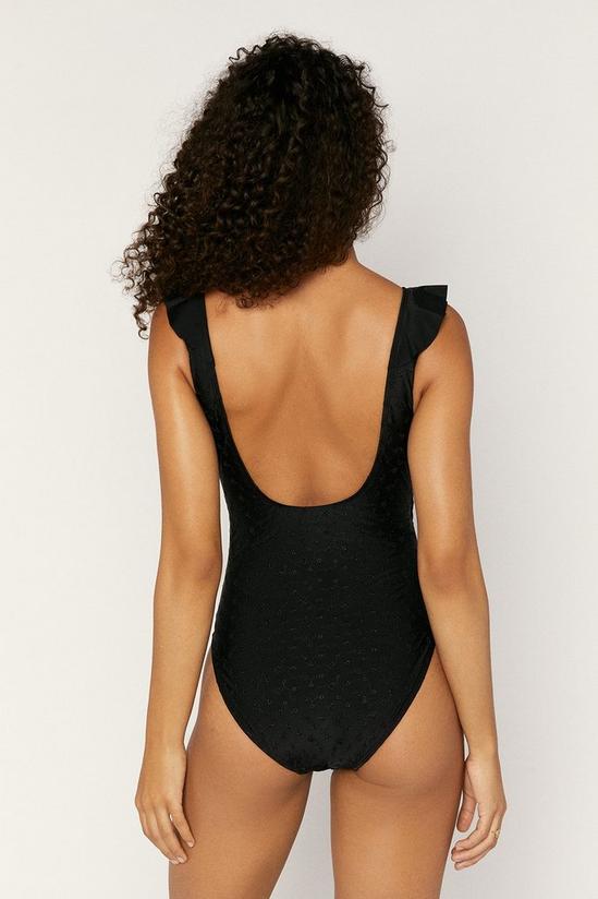 Oasis Broderie Ruffle Wrap Swimsuit 3