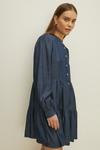 Oasis Button Front Smock Dress thumbnail 2
