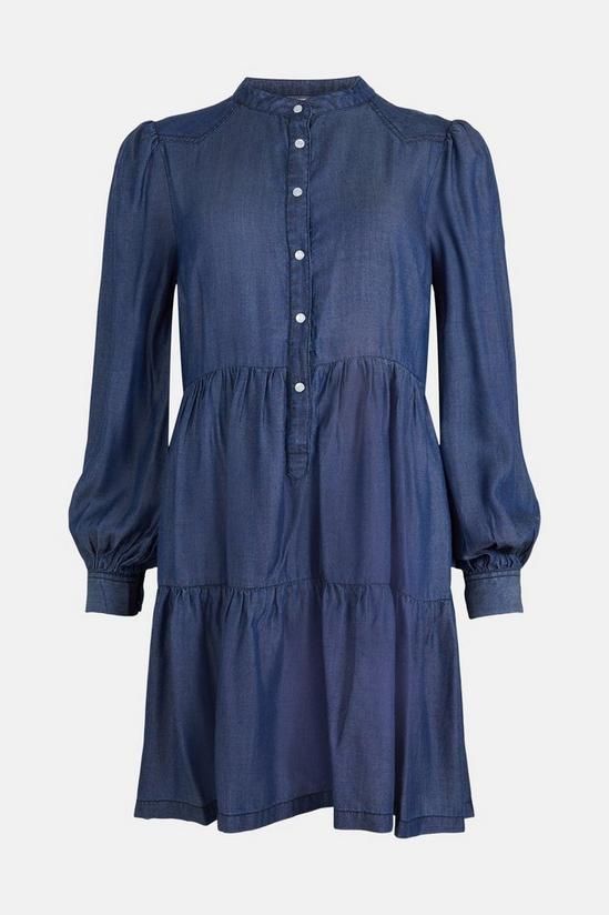 Oasis Button Front Smock Dress 4