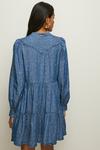 Oasis Printed Button Front Smock Dress thumbnail 3